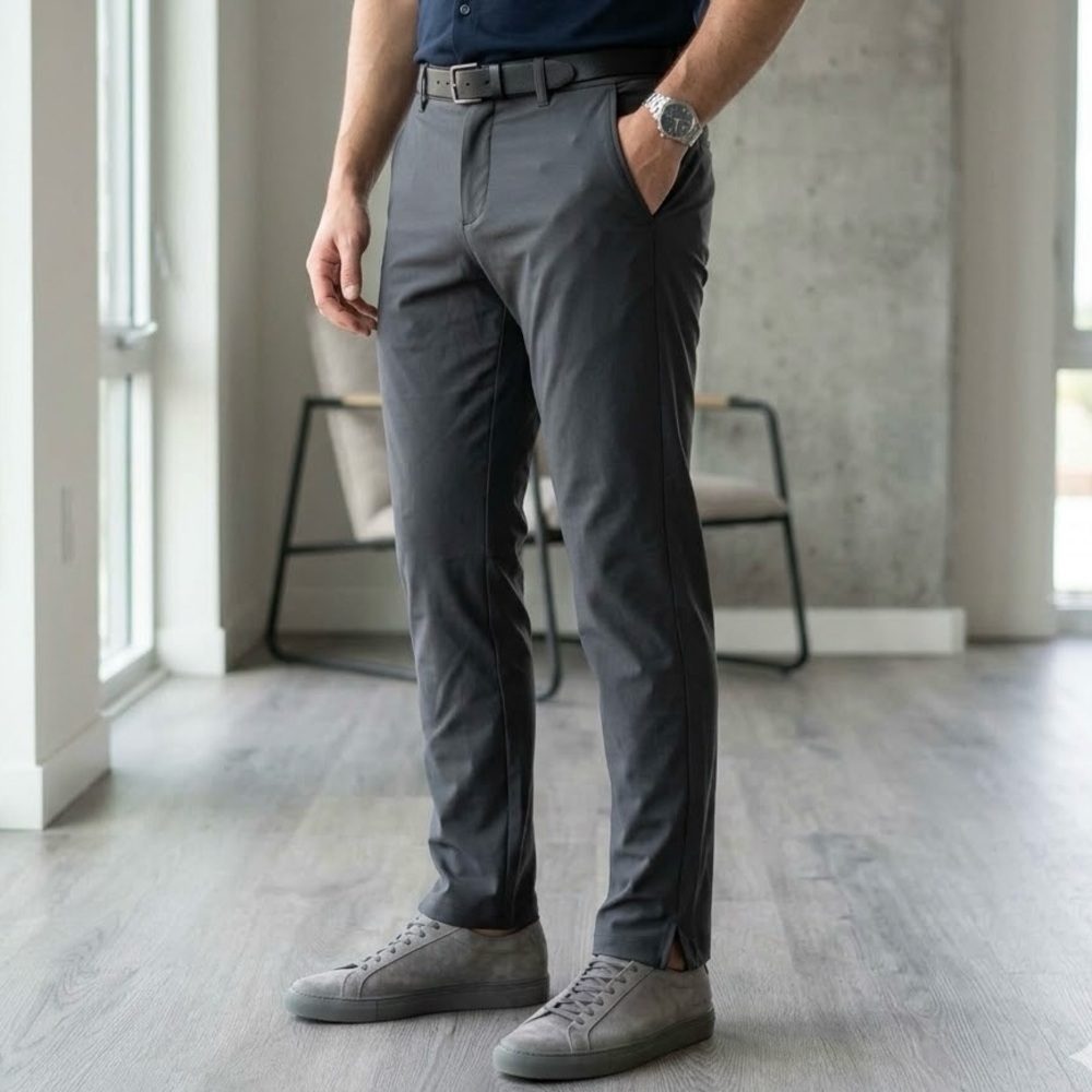 Kyodan Outdoor Men’s Technical Hiking Pants Size 38 Black Stretch Rugged Chinos